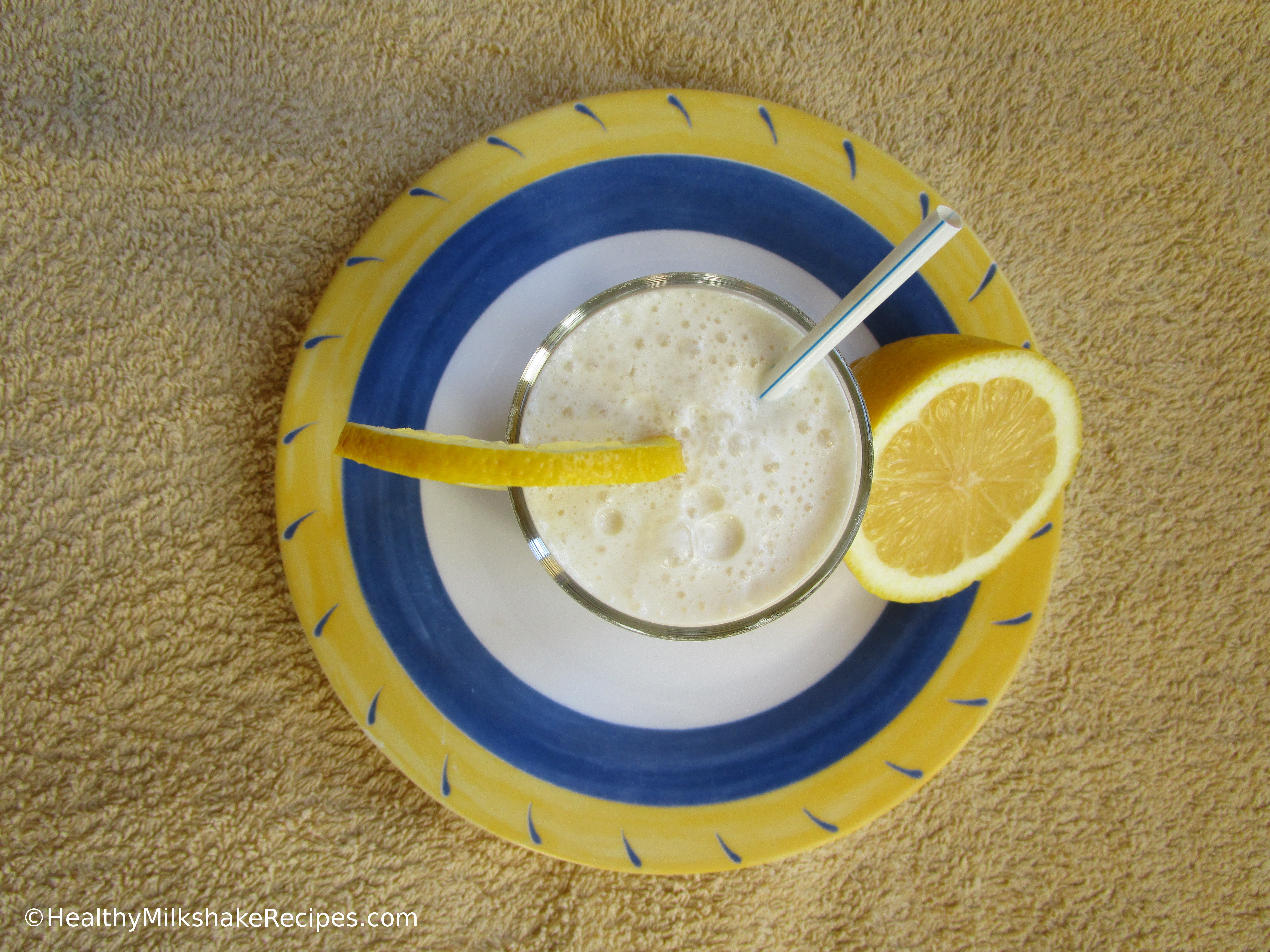 Lemon Milkshake Recipe