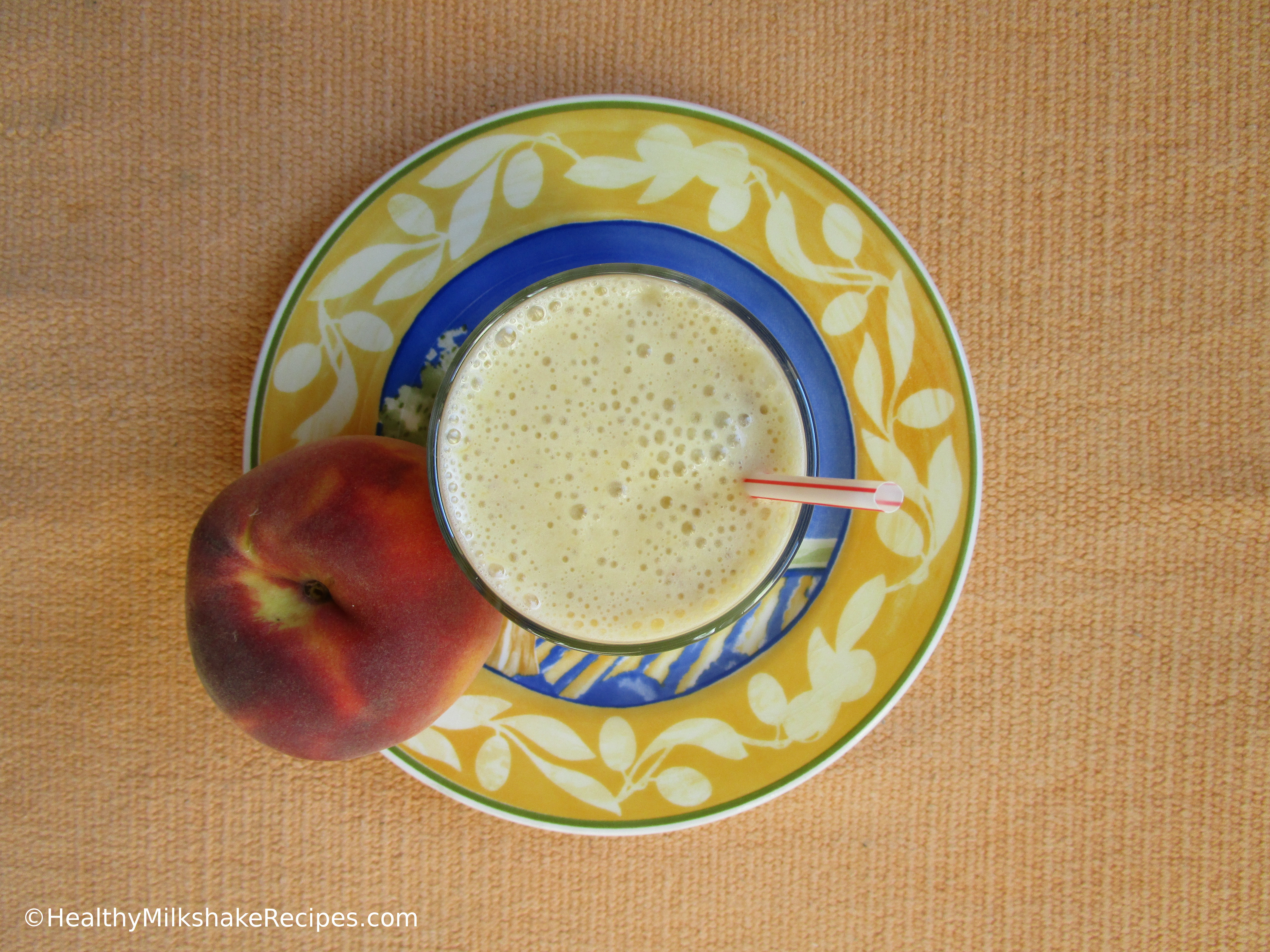 Peach Milkshake Recipe