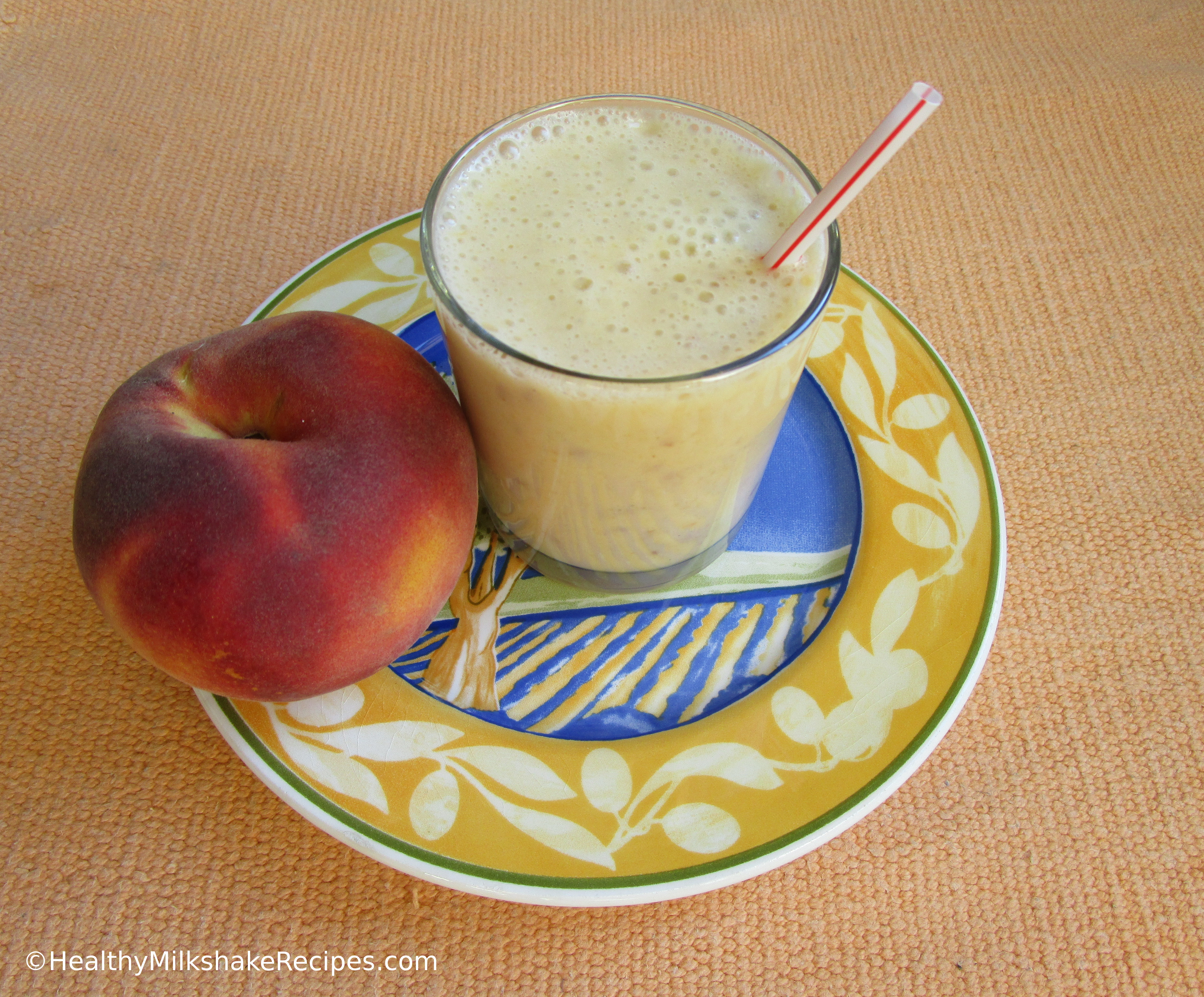 Peach Milkshake Recipe