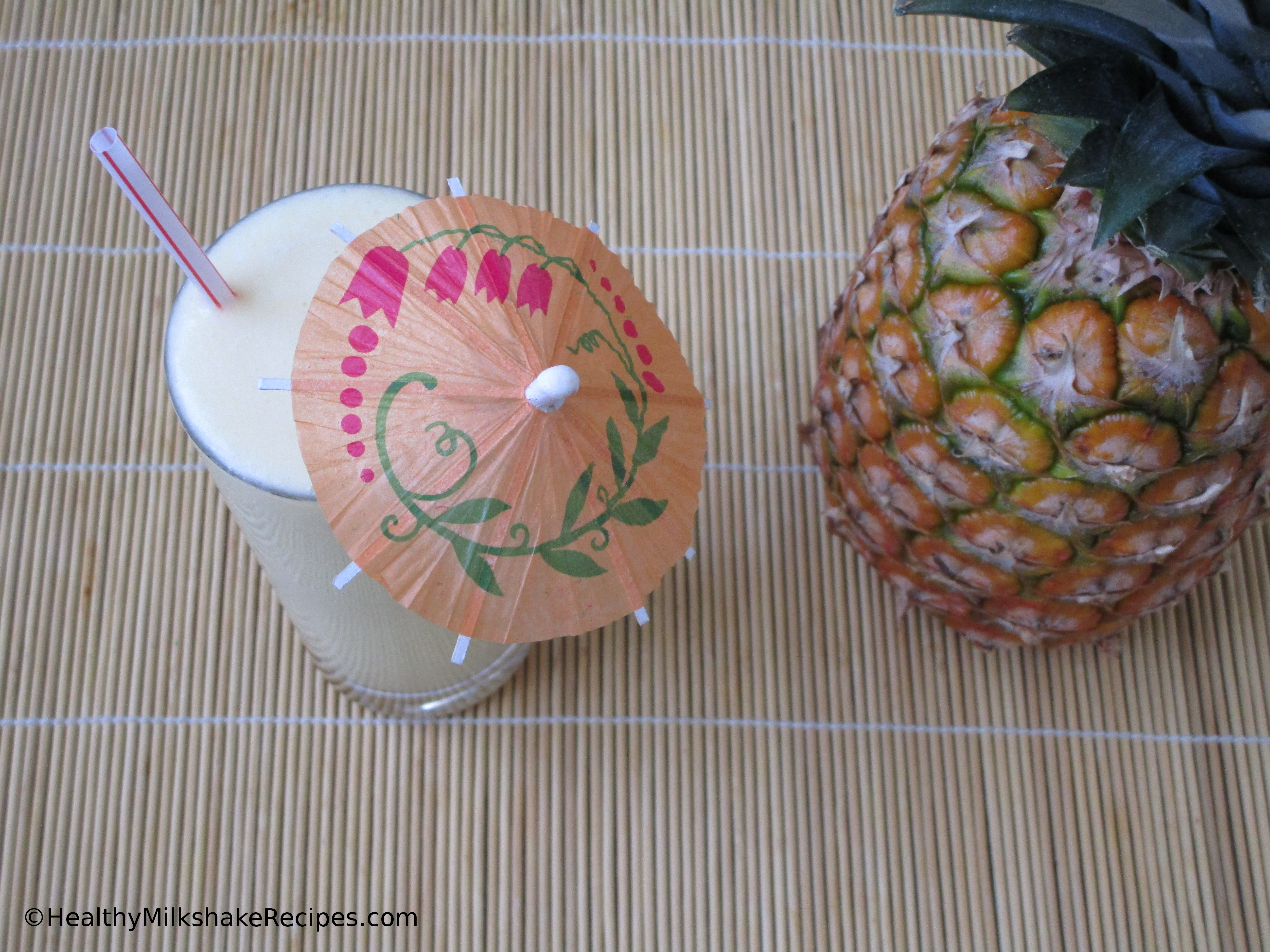Pineapple Milkshake Recipe