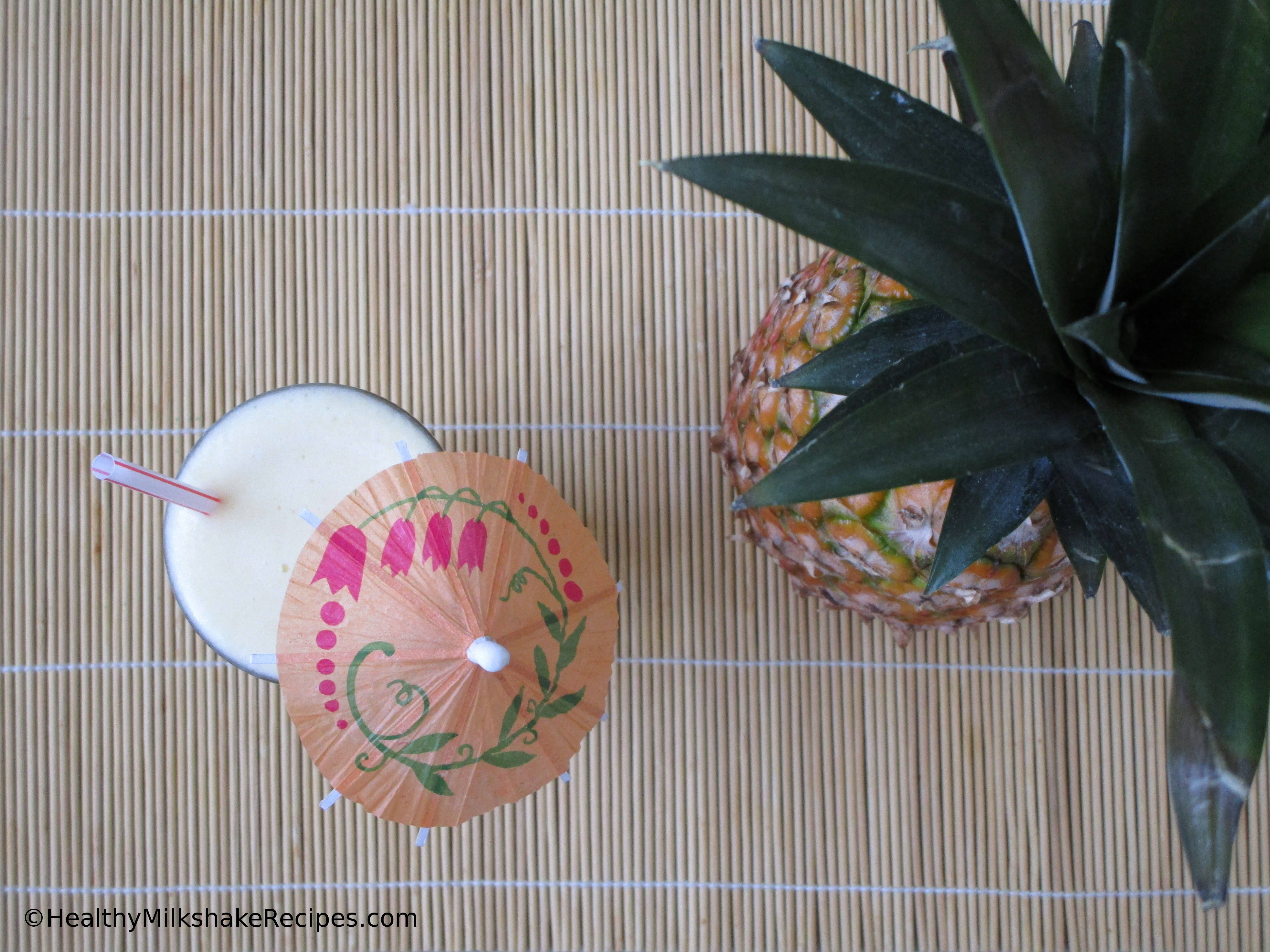 Pineapple Milkshake Recipe