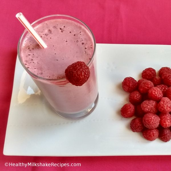 Raspberry Milkshake Recipe - Healthy Milkshake Recipes